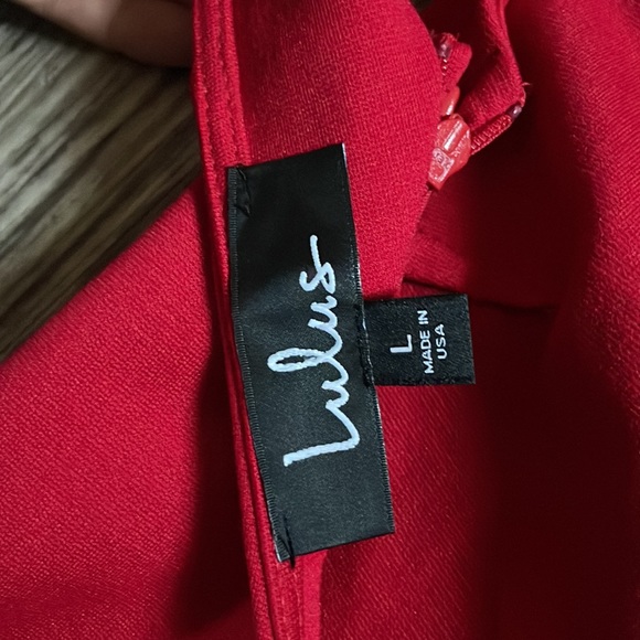 Lulus - Call Me Anytime Red Backless Skater Dress - Picture 4 of 7